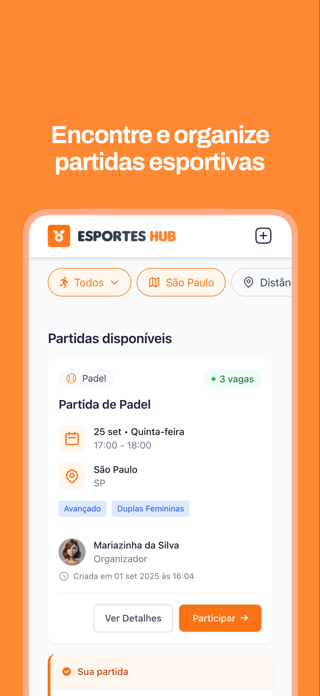 Esportes Hub Screenshot 1 of 5