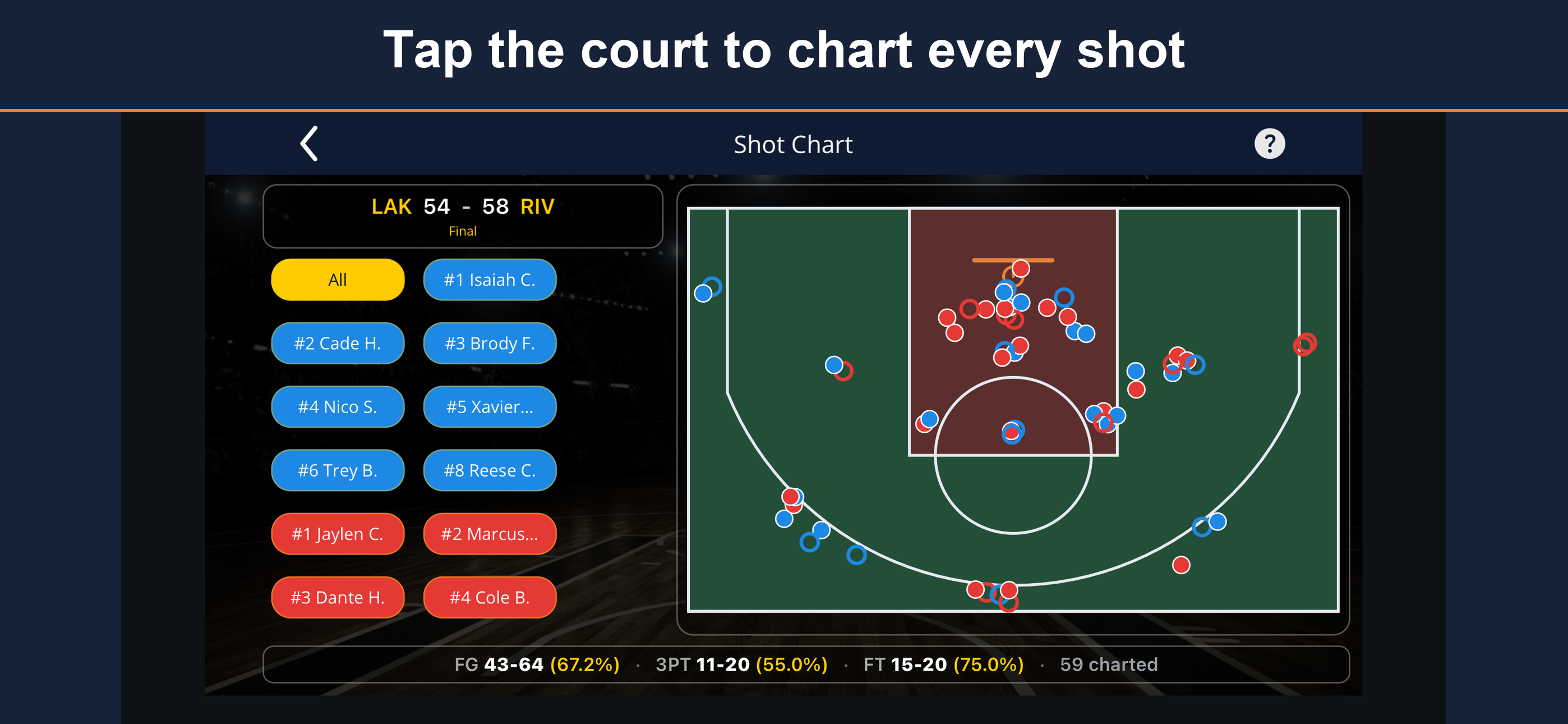 uTrack: Soccer & Basketball screenshot 2