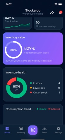 Stockaroo: Inventory Manager Screenshot 1 of 8