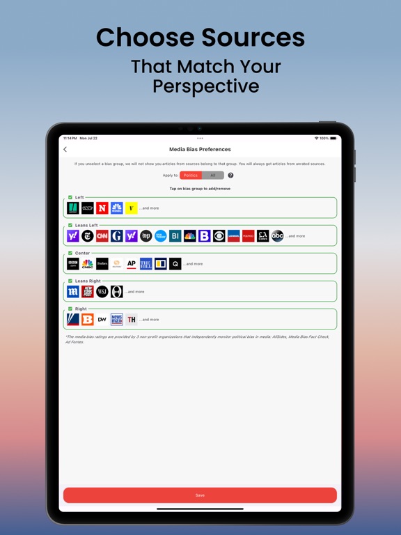 LetMeKnow - AI News Summaries iPad screenshot 3 - News app