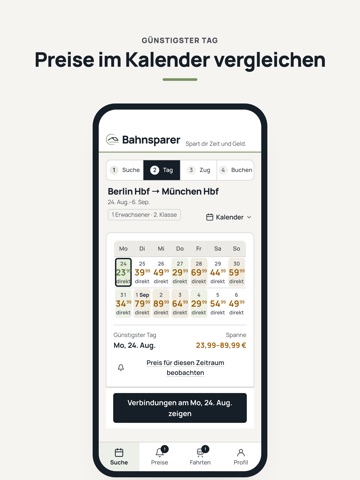 Bahnsparer: Zeit & Geld sparen iPad screenshot 2