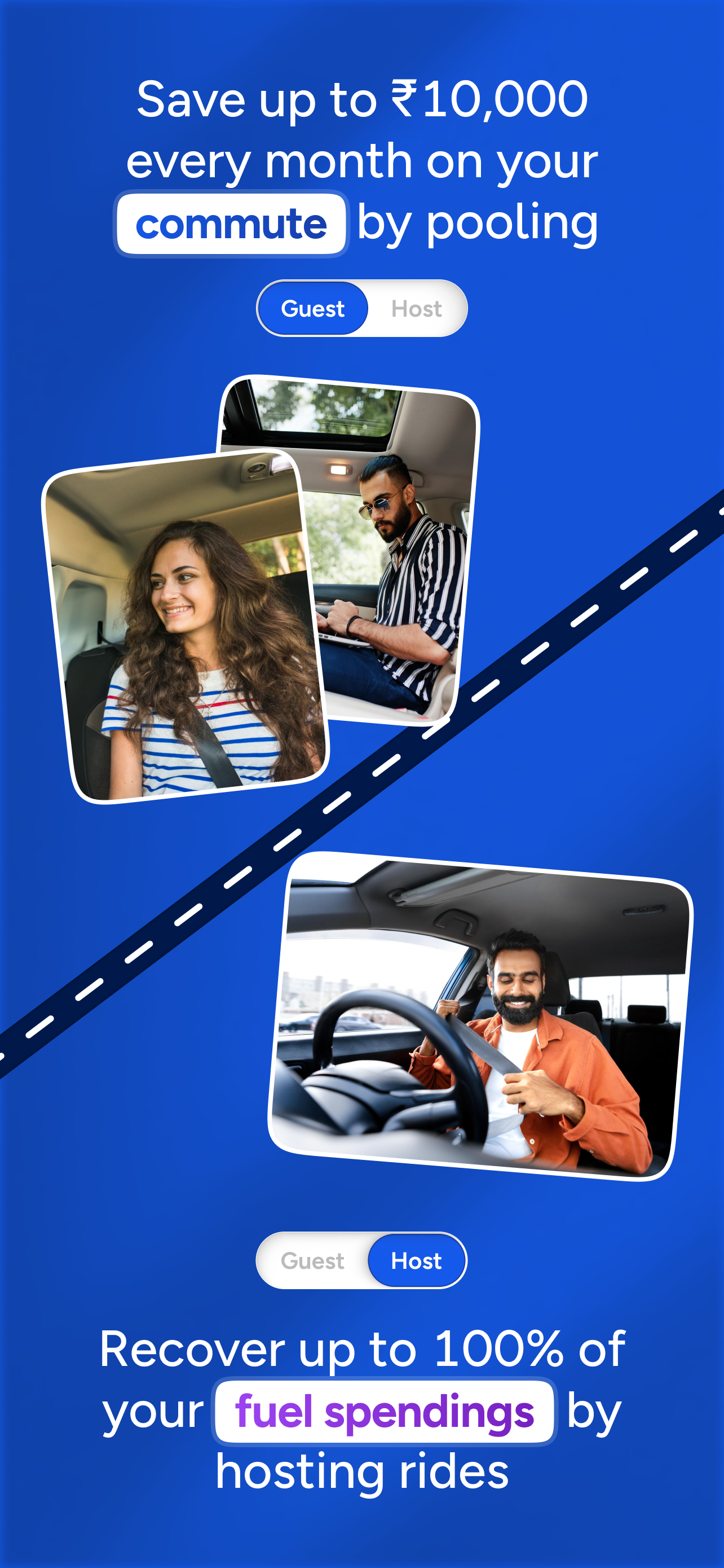 Hopr: Carpool, Ride Share App screenshot 2