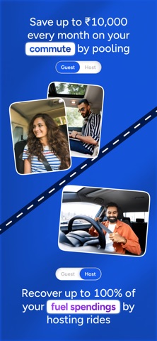 Hopr: Carpool, Ride Share App iPhone screenshot 2