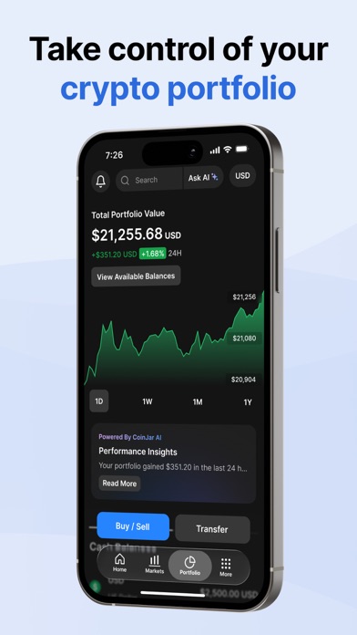 CoinJar: Buy Bitcoin & Crypto Screenshot 6 of 7
