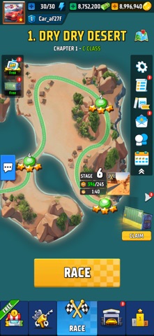 Racing Car: Speed & Battle iPhone screenshot