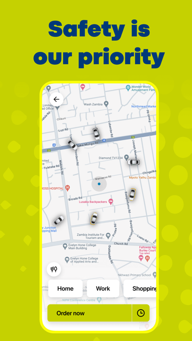 Kwik Rides: Zambia Taxi App iPhone screenshot 4 - Travel app