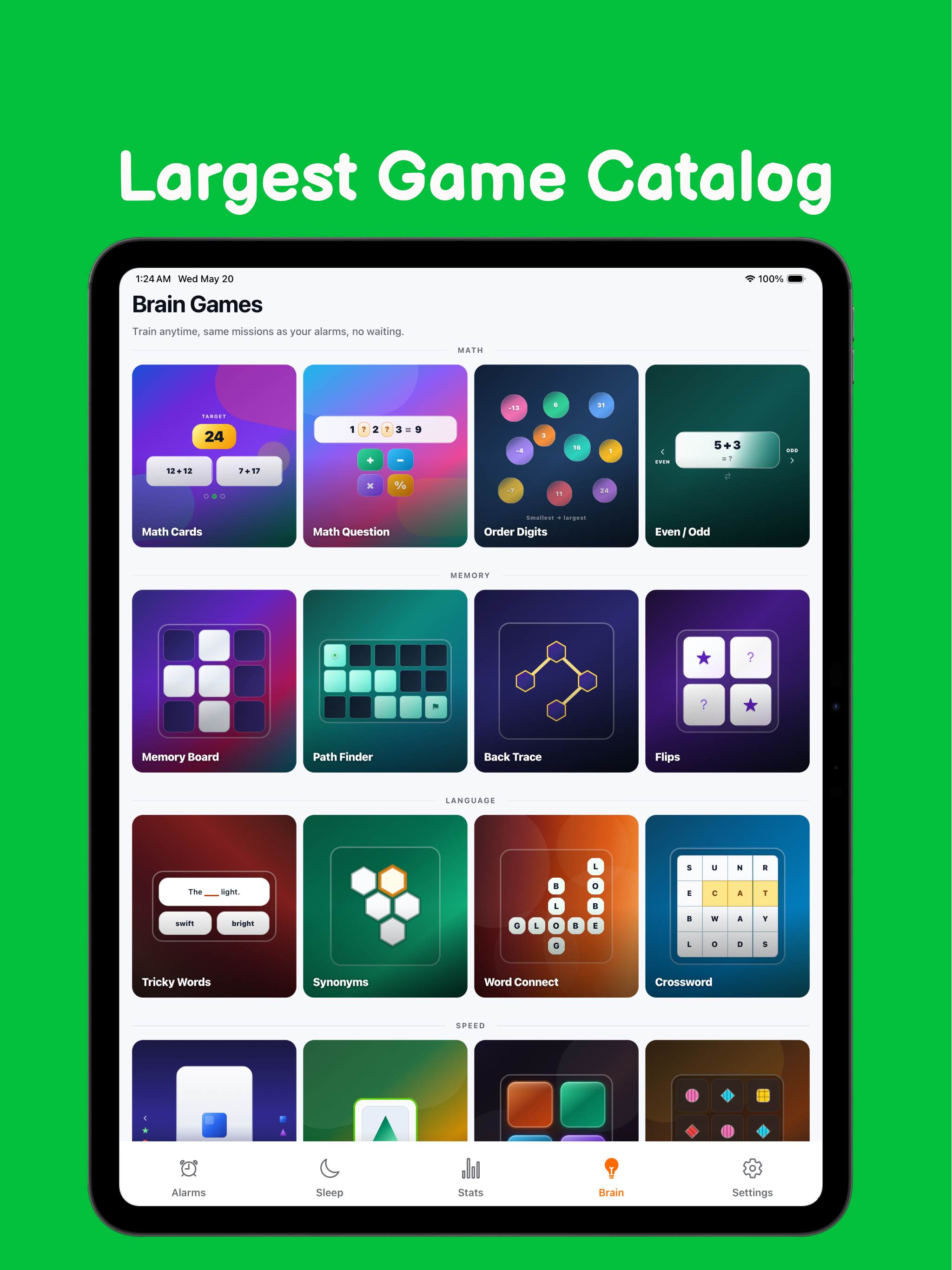 Wake: Alarm and Brain Games screenshot 8