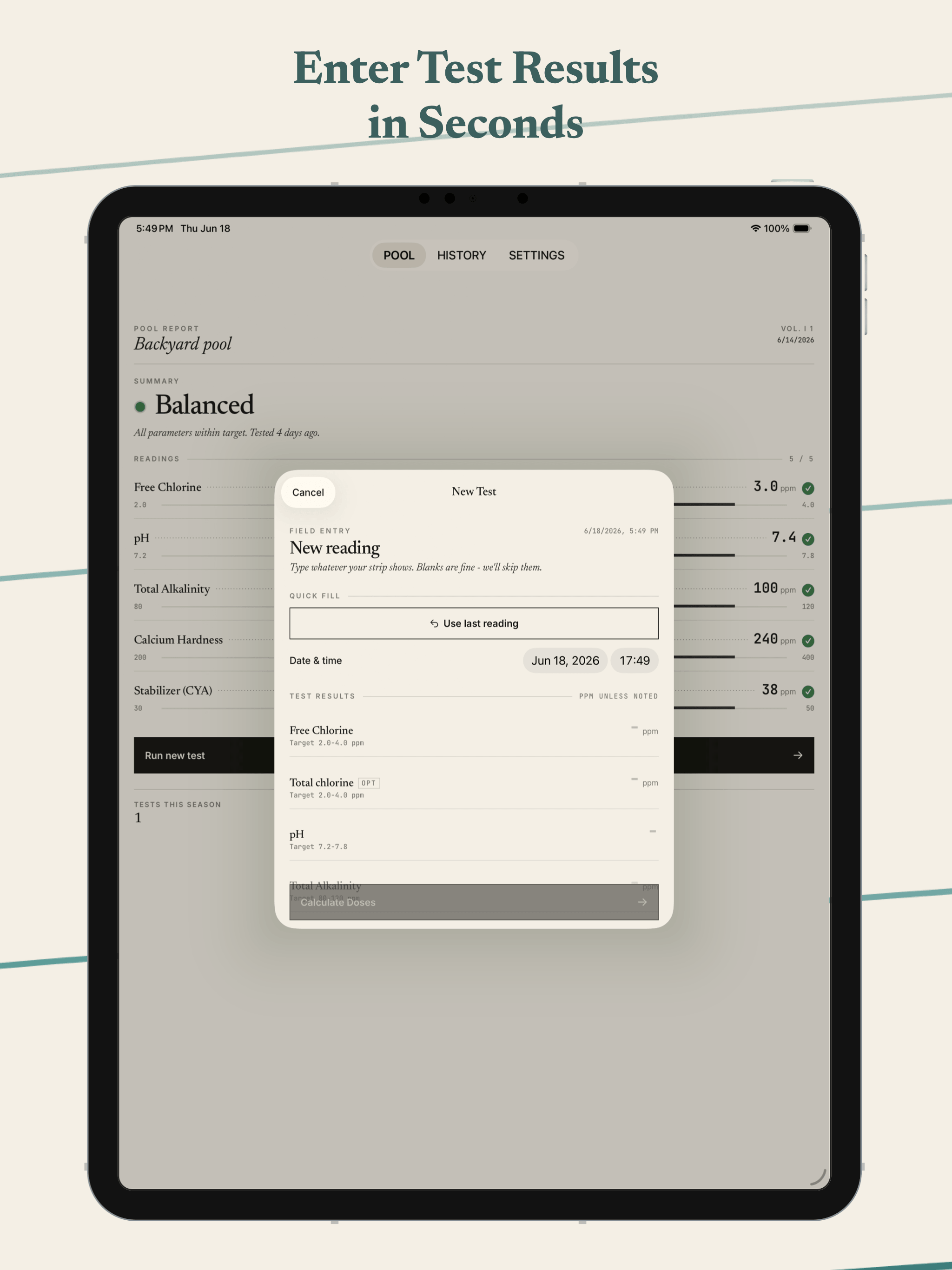 PoolLog - Water Test & Dose screenshot 11