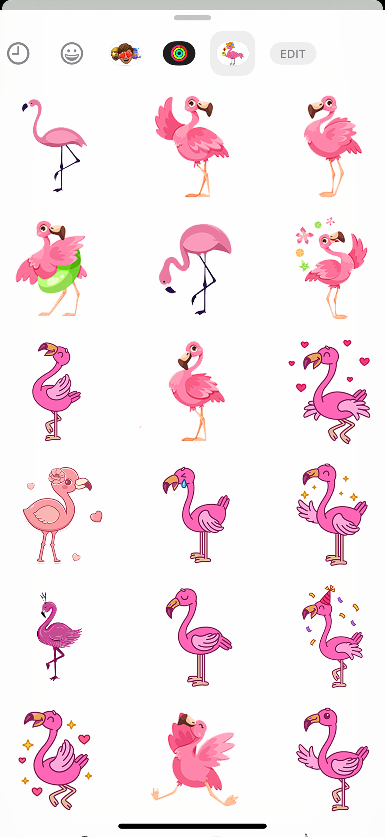 Pink Flamingo Stickers! screenshot 3