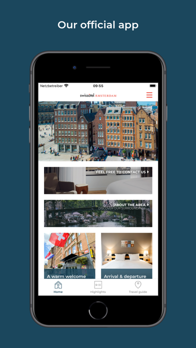 Swissôtel Amsterdam app screenshot