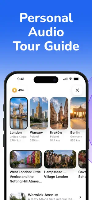 SelfTour: AI Audio Tour Guide screenshot 1