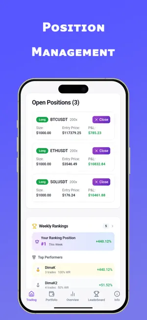 Crypto Trading Simulator App screenshot 4