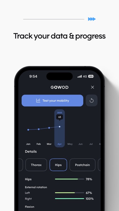 GOWOD – Mobility & Stretching iPhone screenshot 6 - Health & Fitness app