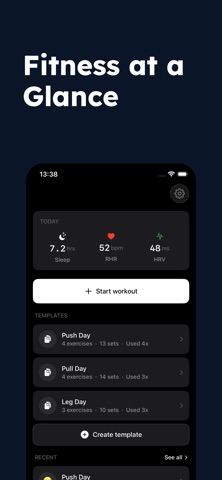 Ridge: Strength Training Log screenshot