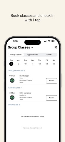Ministry of Fitness ltd iPhone screenshot