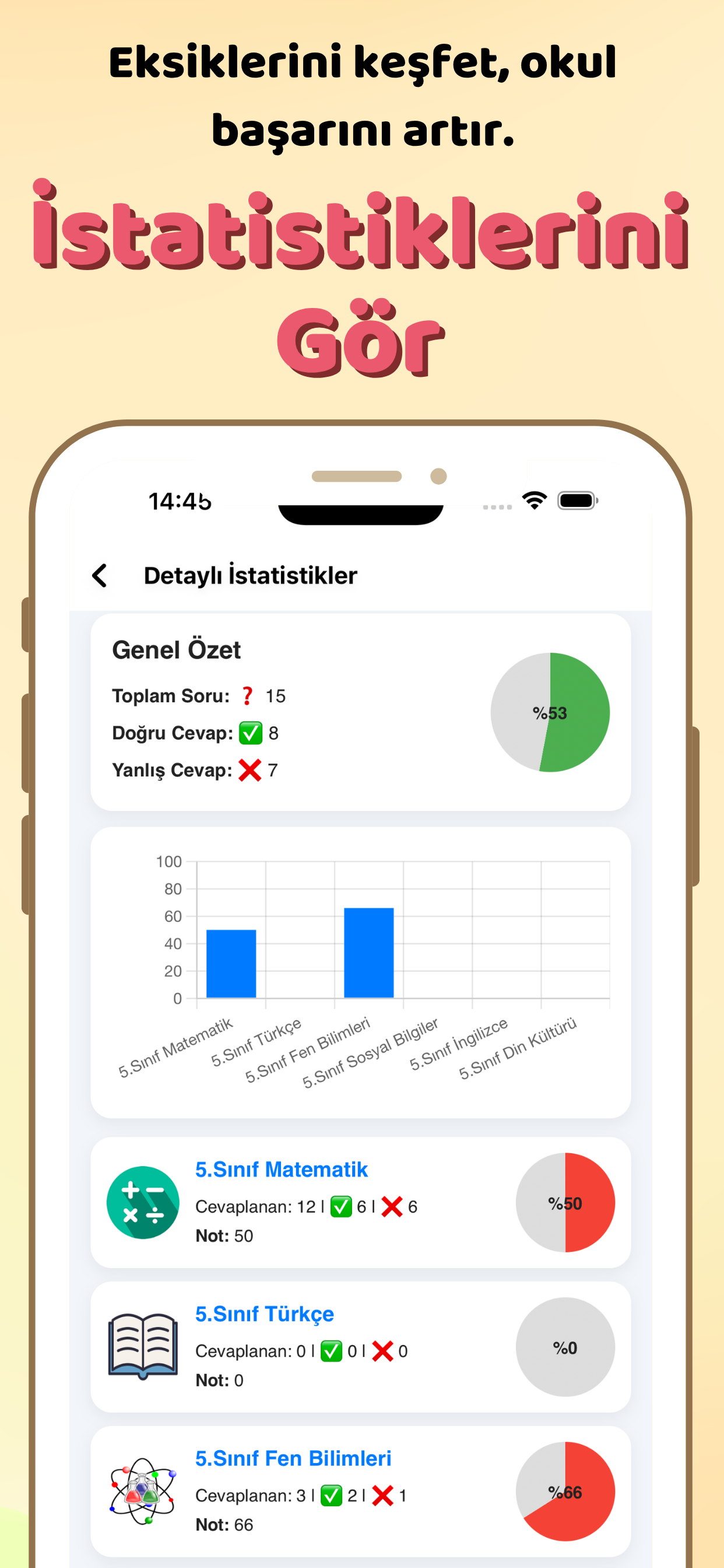 7. Sınıf Tüm Dersler Test Çöz screenshot 7