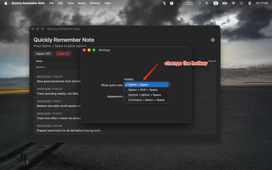 #5. Quickly Remember Note (macOS) โดย: 亚兰 郑
