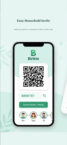 Birikte: Family Budget Expense iPhone screenshot