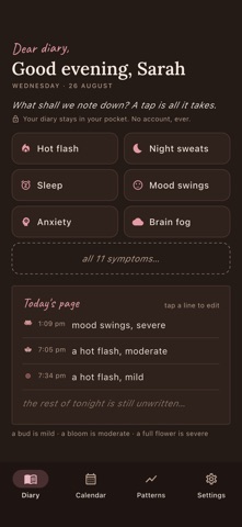 Menopause Diary & Hot Flash Screenshot 7 of 7