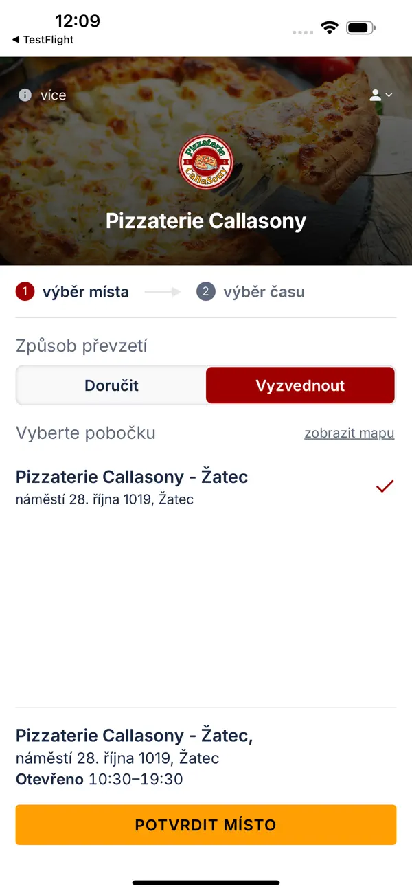 Screenshot #1 pour Pizzaterie Callasony