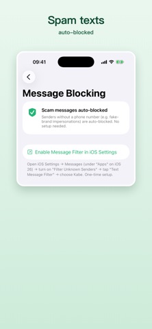 Kabe:Block Spam Call/SMS Screenshot 3 of 5