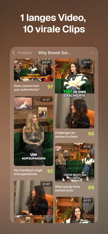 OpusClip - AI video clipping screenshot 2 of 9