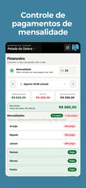FutRank - Organize seu futebol screenshot 3