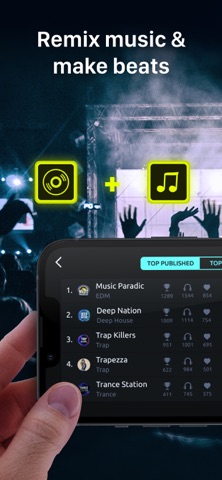 DJ Mix Pads 2 - AI Music Mixer iPhone screenshot