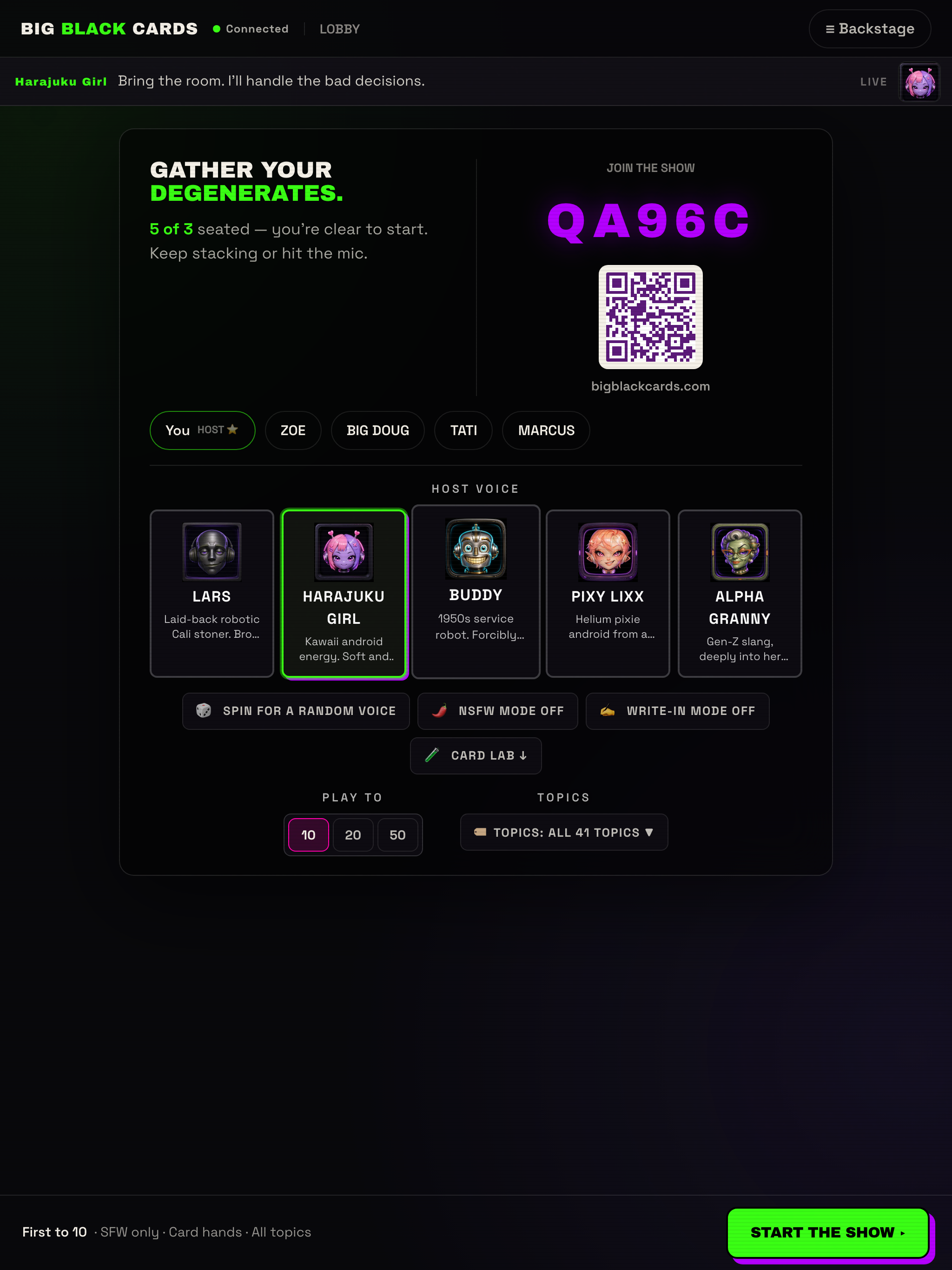 Big Black Cards screenshot 11