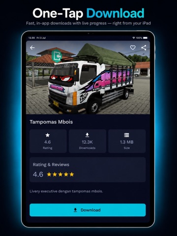 Livery Truck SID iPad screenshot