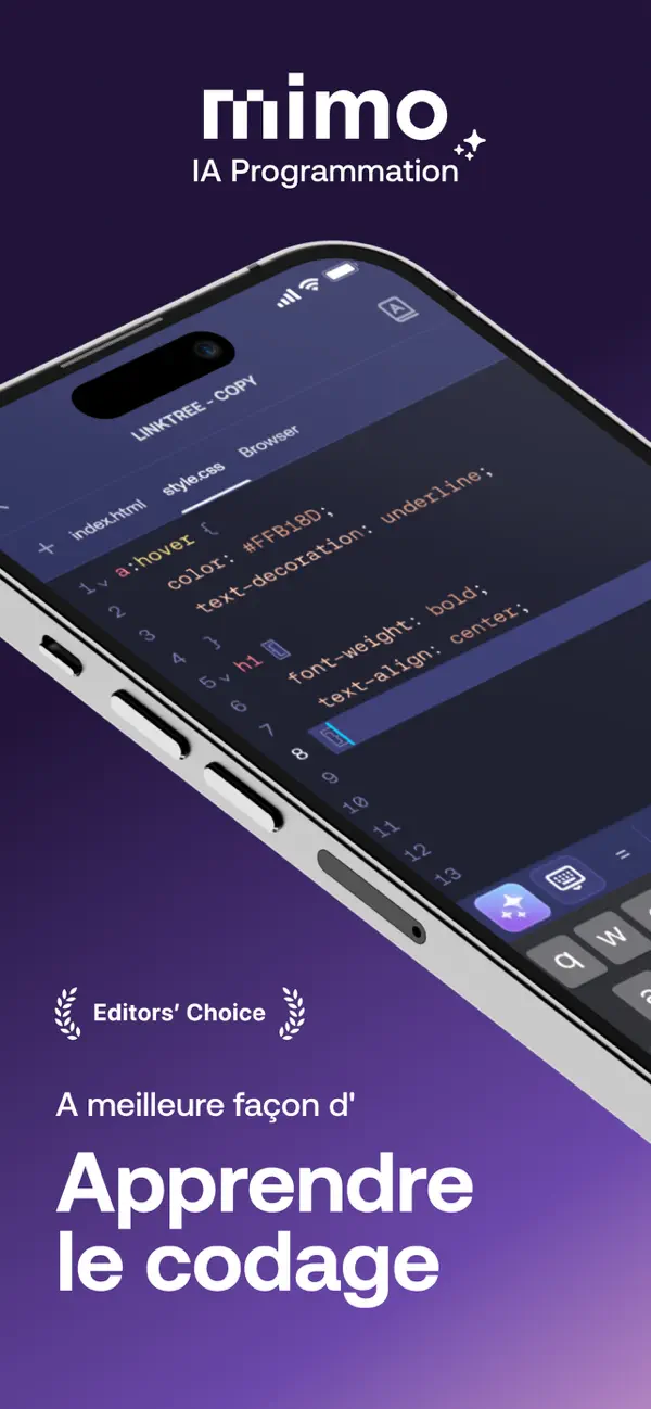 Screenshot #1 pour Mimo: Codage Python, HTML, CSS