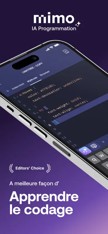 Mimo: Codage Python, HTML, CSS screenshot 1 of 6