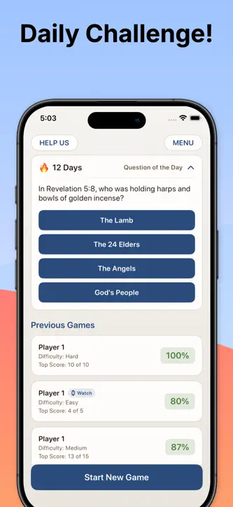 Bible Trivia - Christian Game screenshot 7