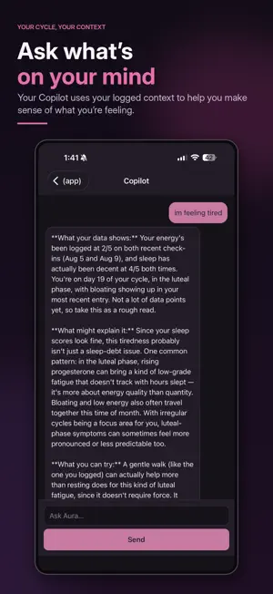 Aura: Cycle & Wellbeing screenshot 3