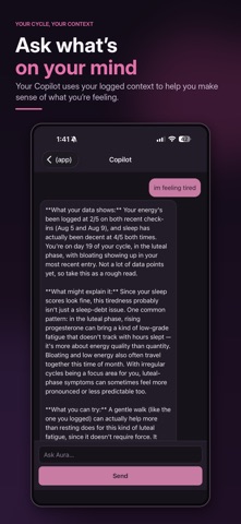 Aura: Cycle & Wellbeing Screenshot 3 of 5