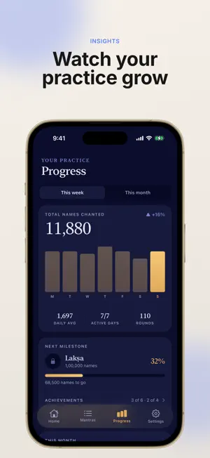 Naamly: Japa Mala Counter screenshot 3