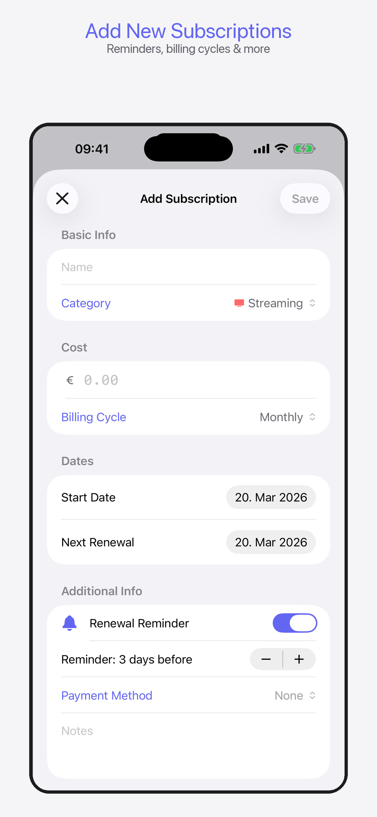 SubLens - Subscription Tracker screenshot 3