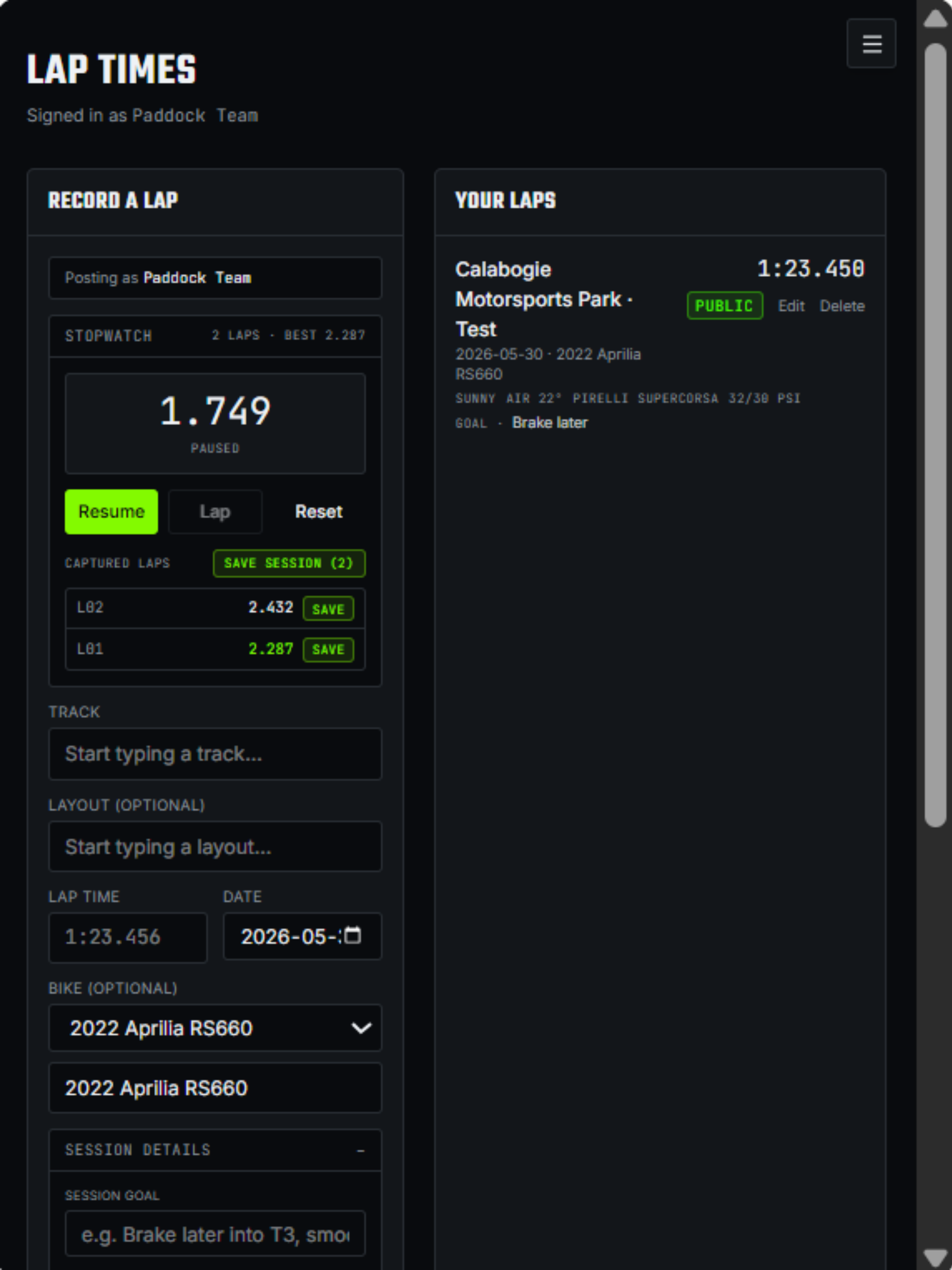 Paddock screenshot 10