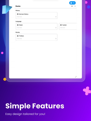 Flash Card Maker: AI Quiz Card iPad screenshot