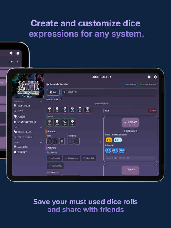 Mythic GME Mobile iPad screenshot 6 - Games app