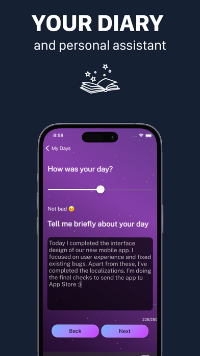 ai journal,my diary: DiaryAI Screenshot