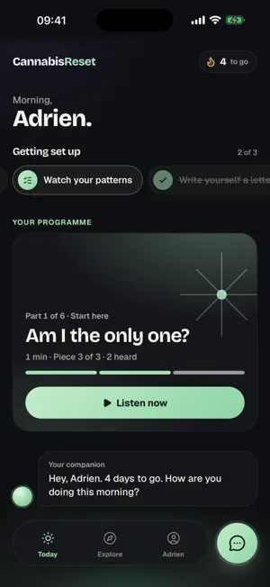 CannabisReset: Quit Weed screenshot 1