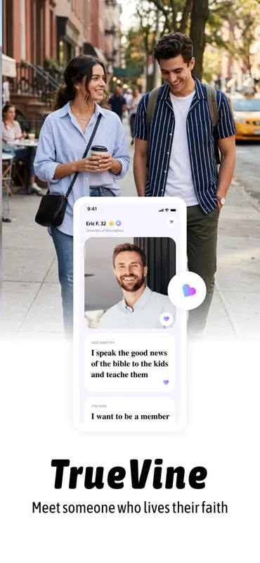 TrueVine Christian Dating Meet screenshot 1 of 9