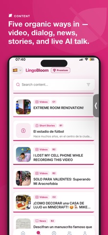 Learn Estonian - LingoBloom iPhone screenshot