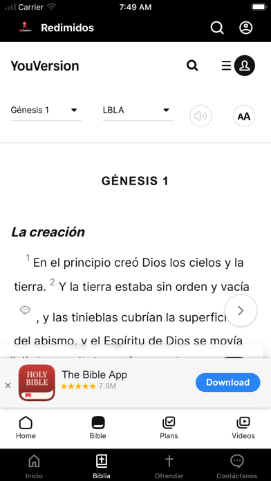 Iglesia Redimidos de Cristo Screenshot