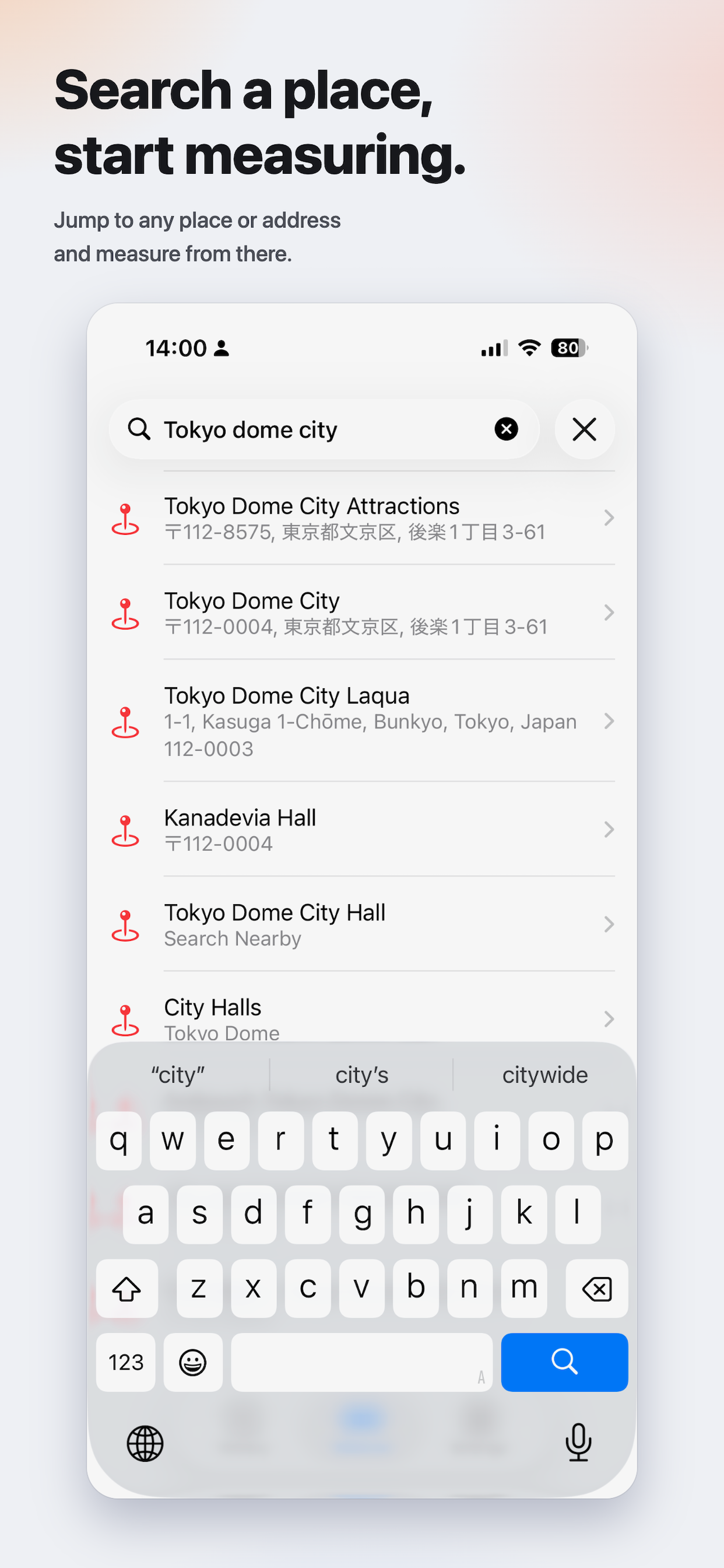 RouteMeasure screenshot 4