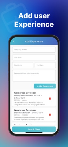 Resume Builder App: CV maker Screenshot 7 of 8