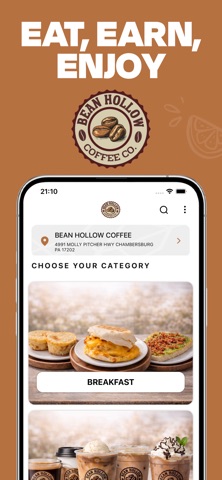 Bean Hollow Coffee iPhone screenshot