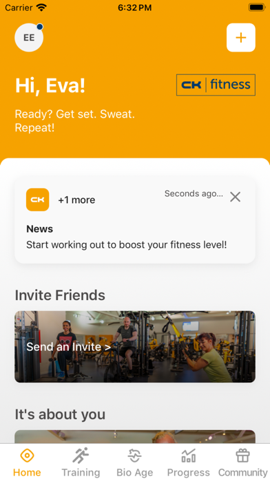CK Fitness Screenshot