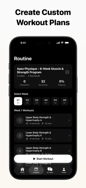 Workout AI - Fitness Coach screenshot 1